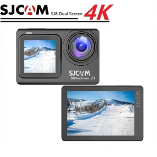 Sjcam SJ8 กล้องแอคชั่น หน้าจอคู่ 4K 30FPS 20MP WiFi มองเห็นกลางคืน DV กล้องกีฬากลางแจ้ง หน้าจอสัมผัส 2.33 นิ้ว และหน้าจอ 1.3 นิ้ว