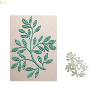 Love Tree แผ่นแม่แบบโลหะ ฉลุลายนูน รูปกิ่งไม้ DIY สําหรับตกแต่งสมุดภาพ อัลบั้มรูปภาพ