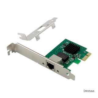 Iwo อะแดปเตอร์การ์ดอีเธอร์เน็ต PCI-e X1 10 100 1000Mbps PCI-Fit 2 5GBps สําหรับ Express-Gigabit Ethernet Card-LAN