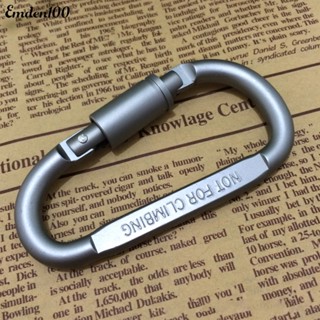 Emden Carabiner หัวเข็มขัดปีนเขา อลูมิเนียมอัลลอย อเนกประสงค์ ทนต่อการสึกหรอ คุณภาพสูง