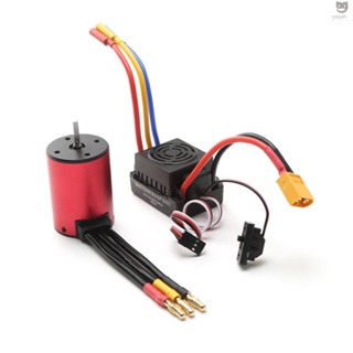 Ctoy มอเตอร์ไร้แปรงถ่าน S3650 2300KV 60A ESC XT60 แบบเปลี่ยน สําหรับรถยนต์ 1 8 1 10 Tamiya