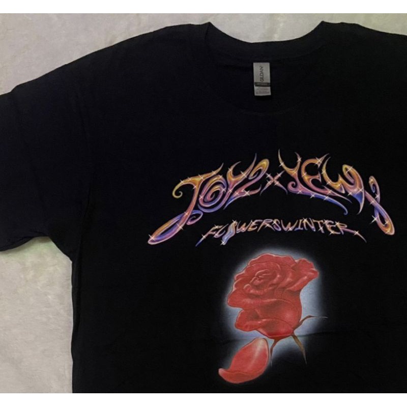 แฟชั่นฤดูร้อน เสื้อ JOY2 x YEW "FLOWERS BASIC Black"