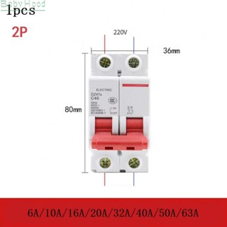 【ลดกระหน่ําครั้งใหญ่】เบรกเกอร์วงจร Dc MCB-SOLAR เสาคู่ TYPE-C 6KA 6 10 16 20 32 40 50 63AMP#Bbhood