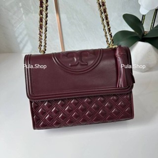 TORY BURCH FLEMING CONVEERTIBLE  SHOULDER BAG 005 สีแดง