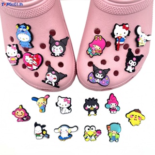 Sanrio Series Cinnamon Dog Shoe Charm jibz อุปกรณ์เสริมรองเท้ายางนิ่ม สําหรับผู้หญิง DIY