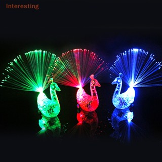 [Interesting] ของเล่นนกยูงเรืองแสง LED 3 ชิ้น