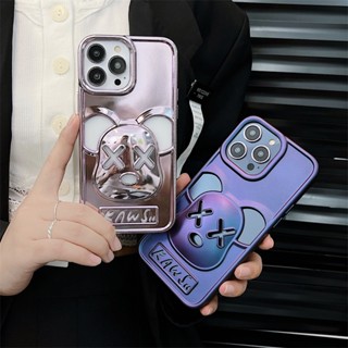 เคสโทรศัพท์มือถือแบบนิ่ม กันกระแทก กันรอยเลนส์กล้อง ลายหมีโหด กระจายความร้อน สําหรับ iPhone 11 13 12 เคสไอโฟน14 pro max