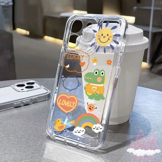 เคสโทรศัพท์มือถือแบบนิ่ม TPU ใส กันกระแทก กันรอยกล้อง ลาย Crocs น่ารัก สําหรับ iPhone 14 Plus 11 12 13 Pro Max X XR XS 7 8 Plus SE 2020