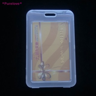 Purelove&gt; เคสใส กันน้ํา สําหรับใส่บัตรเครดิต บัตรประจําตัวประชาชน