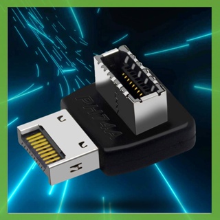 อะแดปเตอร์แปลง USB 3.1 Type E 90 องศา สําหรับเมนบอร์ด PC