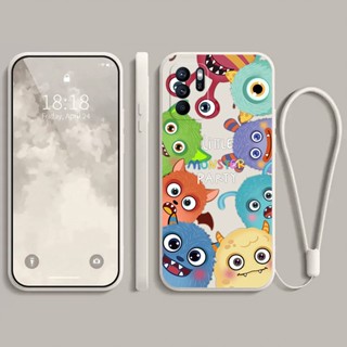 เคส oppo RENO 6Z 5G RENO 2F RENO 3 4G A91 RENO 4 4G RENO 5 RENO 6 5G เคสโทรศัพท์มือถือนิ่ม ลายการ์ตูนมอนสเตอร์น่ารัก สําหรับ