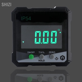 Shizi เครื่องวัดมุมดิจิทัล 4X90 Ip54 หน้าจอ Lcd แม่เหล็ก