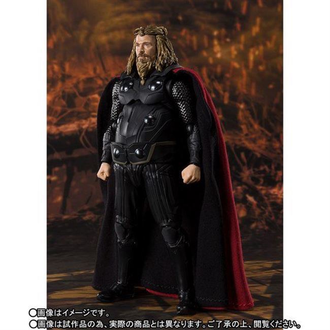 อะนิเมะ SHF Fulian 4 Fat Thor รุ่นที่ 2 Thor 20 ซม. รุ่นเคลื่อนย้ายได้ชนิดบรรจุกล่อง V4XL