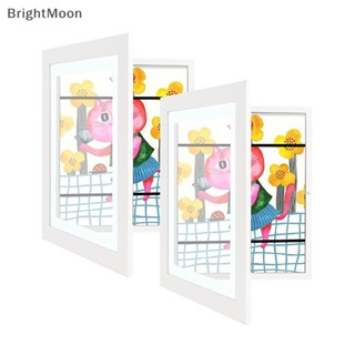 Brightmoon กรอบรูปแม่เหล็ก เปิดด้านหน้า เปลี่ยนได้ สําหรับตกแต่งบ้าน