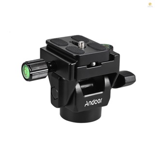 Tosw) Andoer M-12 Monopod Tilt Head Panoramic Head Telephoto นาฬิกาข้อมือ พร้อมแผ่นปลดเร็ว สําหรับนก