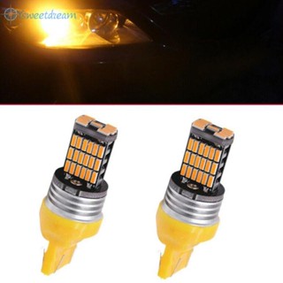 ใหม่ หลอดไฟเลี้ยว Led 45SMD Canbus 7440 T20 WY21W 2 ชิ้น