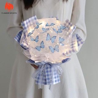 [Lzdzlx1] ช่อดอกไม้ ผีเสื้อ DIY สําหรับของขวัญ