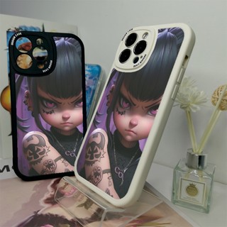 P45 เคส Samsung A12 A51 A11 A21S A22 A73 A50 A32 A03 A52 A53 A20S A30 A70 A71 A31 5G เคสโทรศัพท์มือถือ กันกระแทก ลายเด็กผู้หญิงน่ารัก สําหรับ SFP45