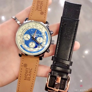 Montblanc montblanc Six-Hand Running Second Chronograph Movement นาฬิกาข้อมือ สําหรับผู้ชาย รุ่น 1151