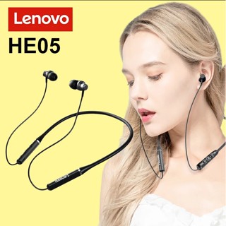 Lenovo HE05 TWS หูฟังบลูทูธไร้สาย พร้อมไมโครโฟน ลดเสียงรบกวน สําหรับเล่นกีฬา วิ่ง