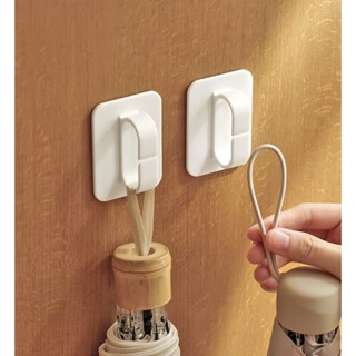 Omocha - (1 set 2 pcs.) Ring hook ตะขอสติ๊กเกอร์อเนกประสงค์ รูปวงแหวน