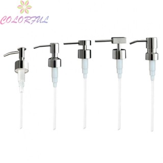 【COLORFUL】Pump Head Accessories Bathroom Dispenser Durable Head Mirror Replacement