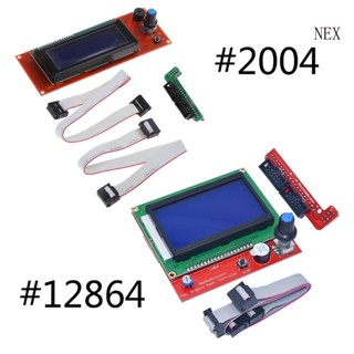 Nex โมดูลควบคุมหน้าจอ Lcd 2004 12864 อุปกรณ์เสริม สําหรับเครื่องพิมพ์ 3D