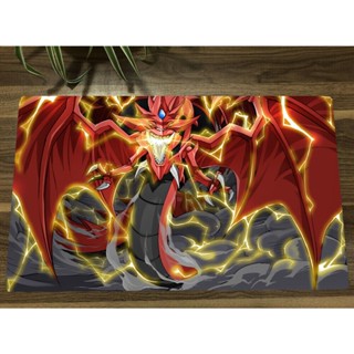 Yugioh Playmat Slifer The Sky Dragon TCG CCG แผ่นรองเมาส์ และแผ่นรองเมาส์