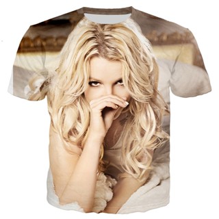 เสื้อยืด พิมพ์ลายนักร้อง Britney Spears สไตล์สตรีท