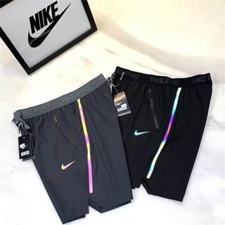 Nike ของแท้ 100% กางเกงขาสั้น มีซิป แห้งเร็ว พลัสไซซ์ สําหรับผู้ชาย