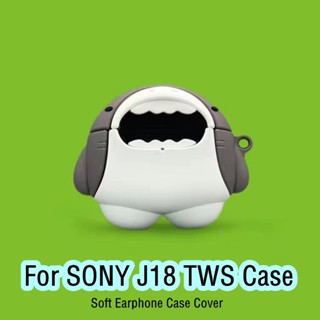 【ส่วนลด】เคสหูฟัง แบบนิ่ม ลายการ์ตูน สําหรับ SONY J18 TWS SONY J18 TWS