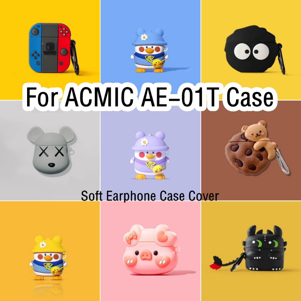 【Case Home】เคสหูฟัง แบบนิ่ม กันกระแทก กันการสึกหรอ สําหรับ ACMIC AE-01T ACMIC AE-01T
