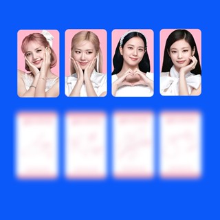 การ์ดเกม Blackpink YG JISOO Kim Ji-soo LISA Park Chae-young ROSE Jenny JENNIE