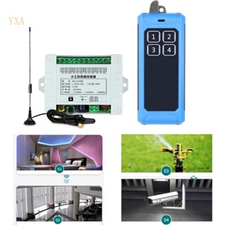 Yxa โมดูลรีเลย์รับสัญญาณรีโมตคอนโทรลไร้สาย 315Mhz 433Mhz DC 12V-36V สําหรับมอเตอร์ DC DIY