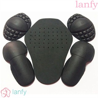 LANFY ปลอกสวมไหล่ ป้องกันข้อศอก แบบถอดออกได้ สีดํา สําหรับขี่รถจักรยานยนต์