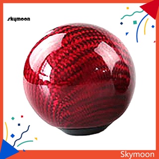 Skym* อะแดปเตอร์ลูกบิดเกียร์รถยนต์ คาร์บอนไฟเบอร์ ทรงกลม