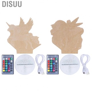 Disuu Night Light  4 Flash Modes 3D Smart Touch for Indoor Decorative Lighting