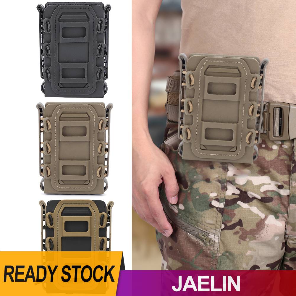 Molle กระเป๋าซองหนัง พร้อมคลิปหนีบเข็มขัด สําหรับ M4 5.56 7.62 [Jaelin.th]