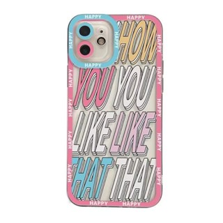 เคสโทรศัพท์มือถือแบบใส กันกระแทก ลายตัวอักษร How You Like That Blackpink สไตล์เกาหลี สําหรับ F9 F11 Reno 5 6 5Z 7Z 8Z 5G Realme 7i 8i 9i 9 Pro Plus 5G C15 C20 C21 C21Y C31 C35 4G