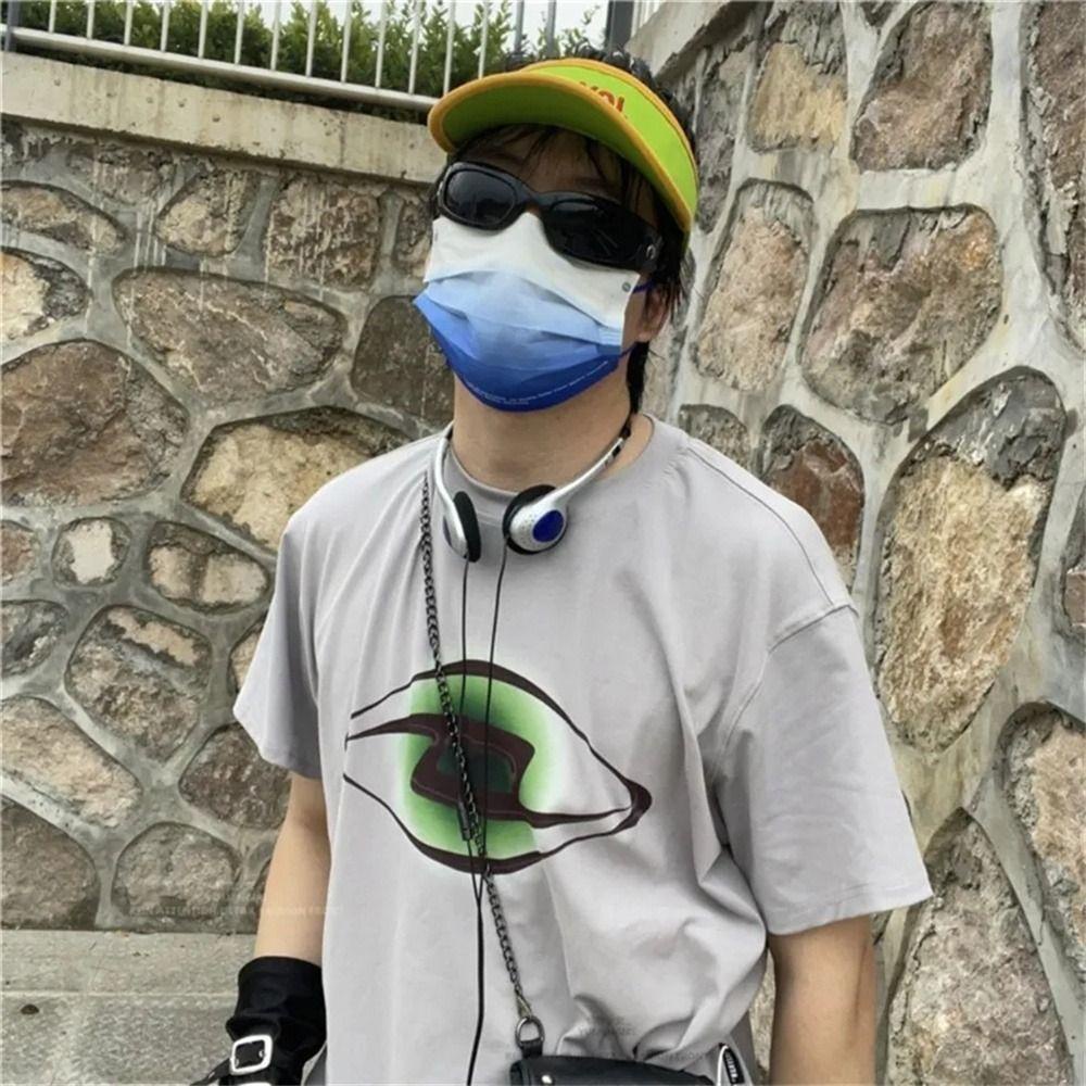 Adamesuo Retro หูฟัง, Over Ear Earbud Vintage Y2k หูฟัง,คลาสสิก 3.5 มม. 80s 90s Retro ชุดหูฟัง CD/Walkman/Mp3