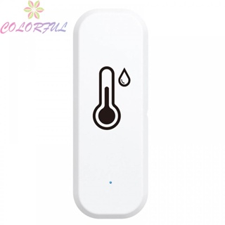 【COLORFUL】Thermohygrometer +1C +5% RH Measure Accuracy 1pcs APP Notification Push