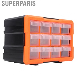 Superparis Hardware Drawer Organizer  Parts Box PVC Multi Purpose for Workroom