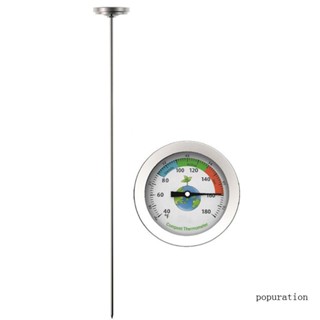 Pop 50 ซม. สเตนเลส ปะเก็น ดิน เซลเซียส วัด สวน ลาน 40-180℉ อุณหภูมิ