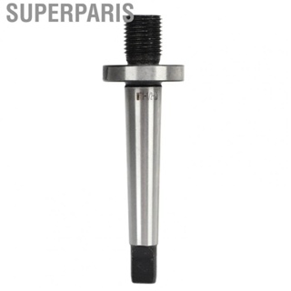 Superparis Drill Chuck Connecting Rod Threaded Arbor High Hardness Manganese Steel Morse MT1 Versatile for Boring Machine