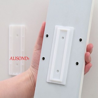 ALISOND1 ตัวยึดซ็อกเก็ตสายเคเบิล แบบติดผนัง มีกาวในตัว ถอดออกได้ สีขาว