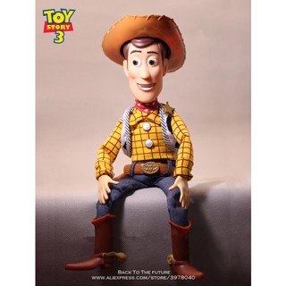 โมเดลฟิกเกอร์ Disney toy Story 4 Talking Woody Buzz Jessie Rex ของเล่น ของสะสม สําหรับเด็ก