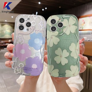 เคสโทรศัพท์มือถือ ขอบโค้ง ลายดอกไม้ 3D หลากสี สําหรับ Realme C21Y C30 C30S C31 C33 C55 C35 C11 2021 C15 C21 C25 C20 C3 C12 C2 C25S 10 5S 5 5i 9i C17 7i C1 C25Y C2 C3i 6i C20A  Narzo 20 10 10A 20A 30A 50i 50A Prime