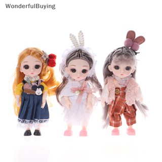 Wbth ตุ๊กตาฟิกเกอร์ ข้อต่อขยับได้ พร้อมเสื้อผ้า รองเท้า ขนาด 17 ซม. DIY ของเล่น ของขวัญ สําหรับเด็กผู้ชาย ผู้หญิง