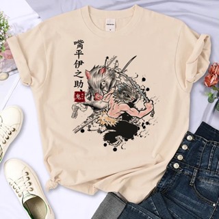 เสื้อท็อป ลาย Demon Slayer Kimetsu No Yaiba แฟชั่นฮาราจูกุ สไตล์ญี่ปุ่น สําหรับผู้หญิง