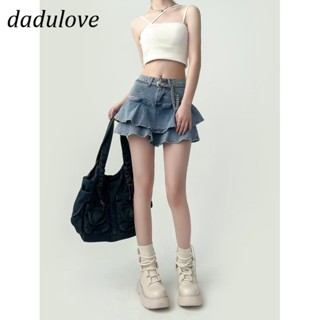 DaDulove💕 New Korean Version of INS Retro Pleated Skirt Niche High Waist Cake Skirt Large Size Bag Hip Skirt